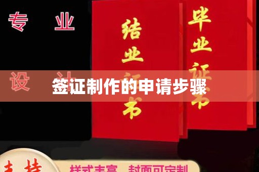韶关签证制作的申请步骤