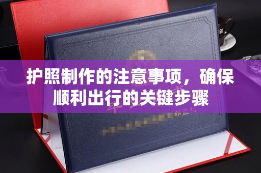 韶关护照制作的注意事项，确保顺利出行的关键步骤