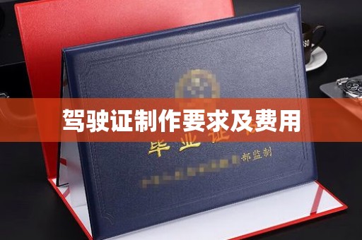 韶关驾驶证制作要求及费用
